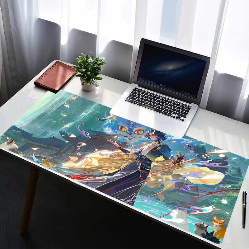 

Mouse Pad PC Non Slip Rubber Cartoon Mousepad Laptop O-onmyoji Gamer Cabinet Keyboard Pad Office Computer Gaming Desk Mouse Mat