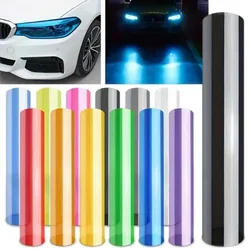 Self Adhesive Car Vinyl Tint Film Auto Headlight Taillight Styling Vehicle Translucent Lights Vinyl Film Color Change Stickers