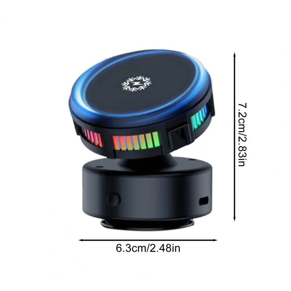 Magnetic Car Phone Holder 15W Wireless Charger High-speed Cooling Stand Fast Heat Dissipation Intelligent Hands-Free Vent Mount view 6
