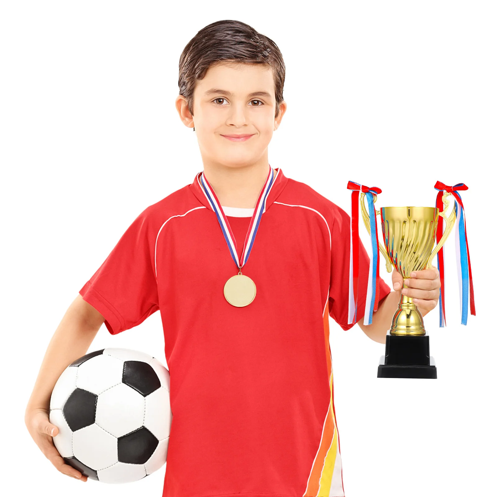 Metal Trophy Sports Basketball Prize Cup for Winner Honor Classic Award Gold Golden Color