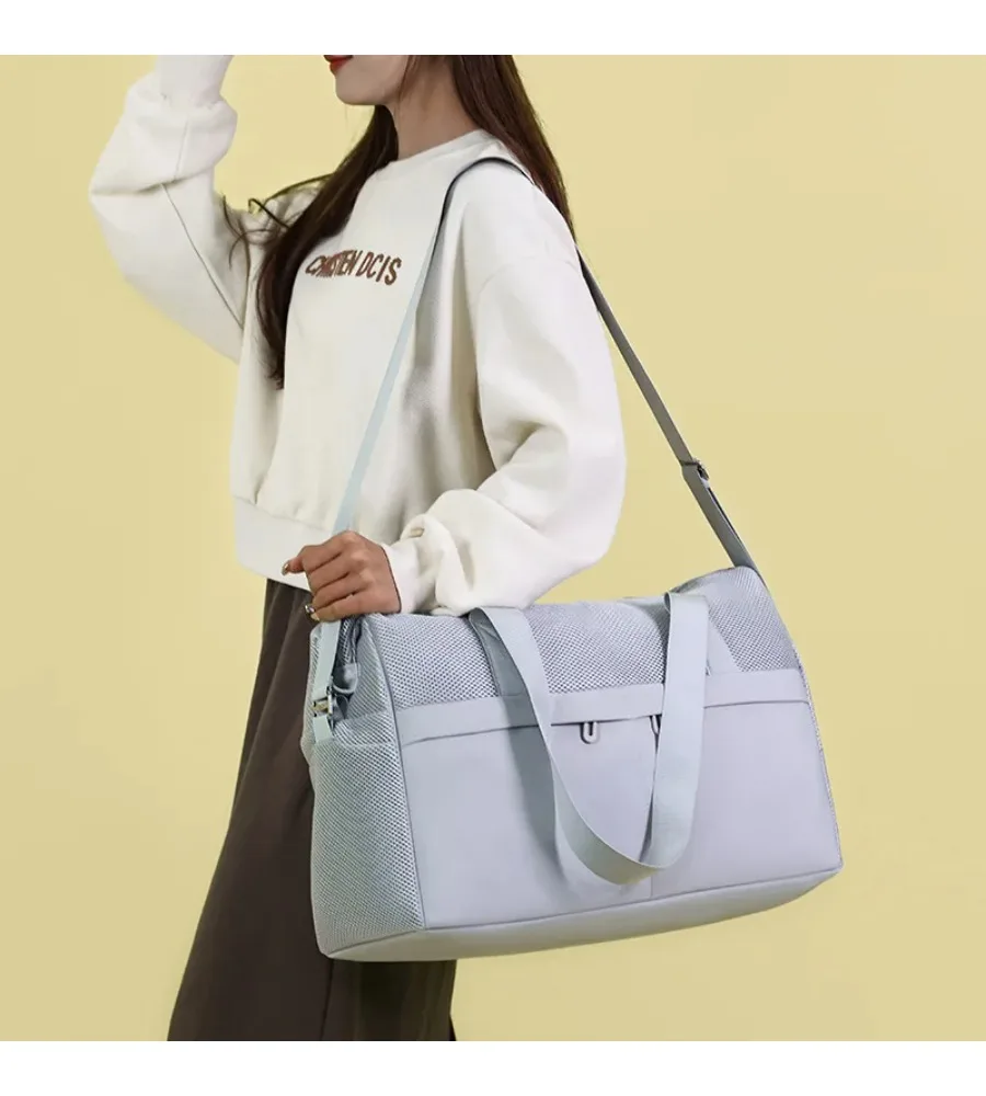 

Generous Carryall Travel Tote Versatile for Quick Work Trips Day Outings and Everyday Storage Needs