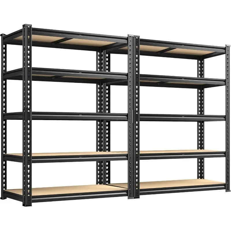 Storage Shelves 5 Tier Garage Shelving Heavy Duty Adjustable Garage Shelves,Shelving Units for Storage Warehouse Pantry Closet