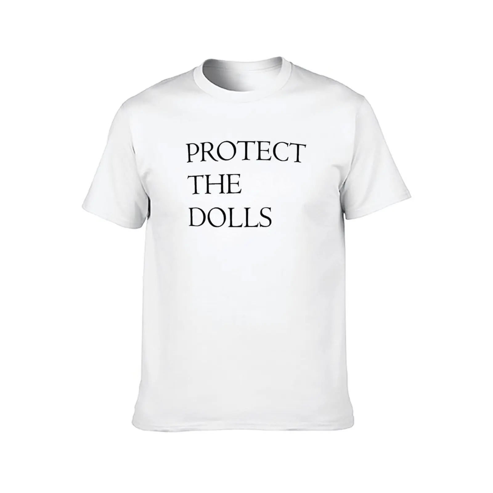 تي شيرت حماية الدمى تي شيرت للرجال من القطن الناعم تي شيرت رجالي للرجال تي شيرت مصمم تي شيرت
