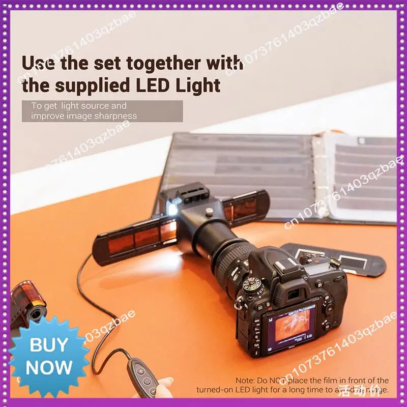 Hot Ltem 35Mm Film To Digital Converter With LED Light For Scanner Copying Film To Digital Converter Kit