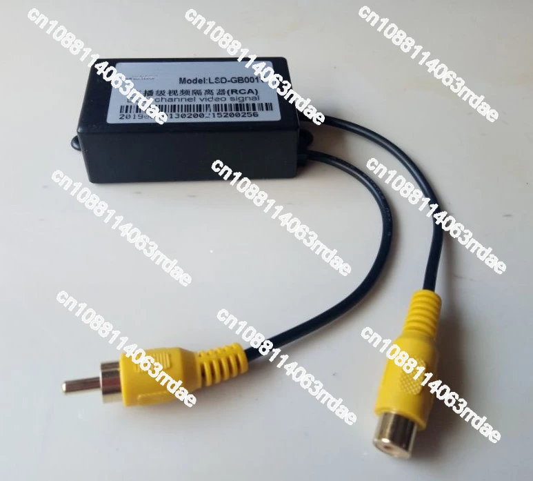 RCA Video Isolator Monitoring Video Interference AV Video Filter Eliminates Strong Current Horizontal Grain Snowflake