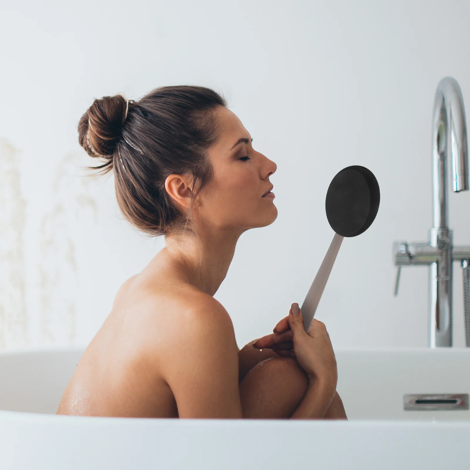 

4Pcs Lotion Applicator Replacement Pads Back Brush Heads Exfoliating Bath Body Scrubber Durable Eva Material Bath Brush Heads