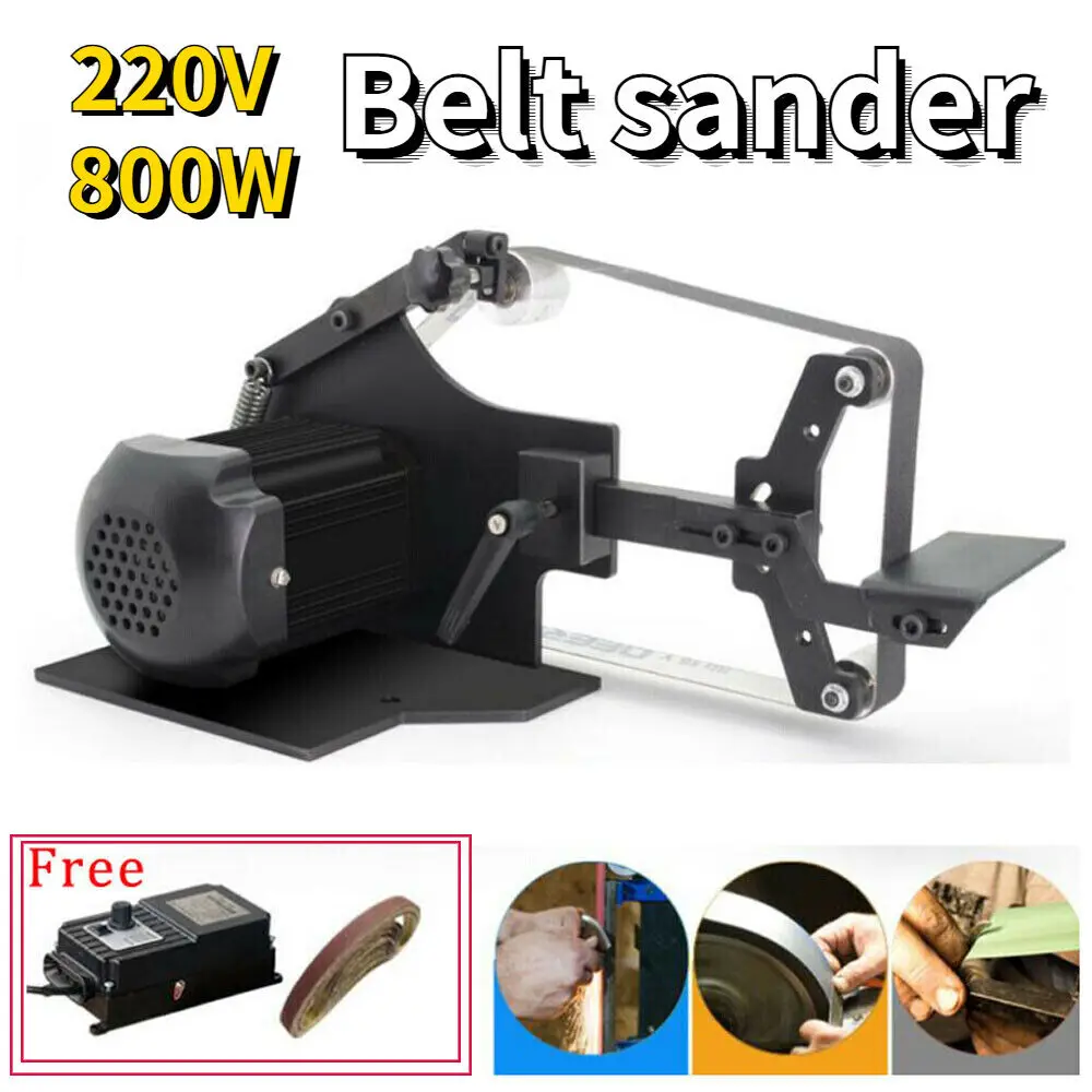 

220V Electric Brushless Machine Belt Sander Polishing Grinding Grinder Machine