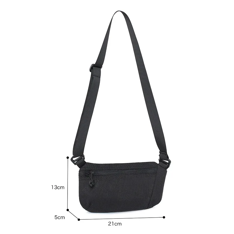 ‌Crossbody Phone Bag for Outdoor Travel Unisex Waist Pack Multi-Pocket Organizer for Essentials Cash & ‌Cell Phone Pocket‌