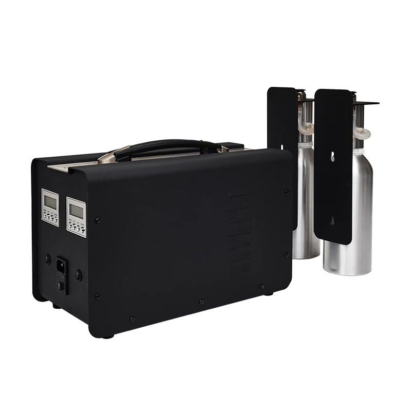 Commercial Hotel Lobby Metal Electric Aromatherapy Oil Diffuser Double Atomization Fragrance Machine Large Area Waterless Air