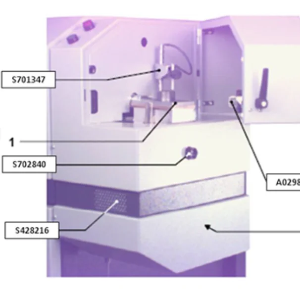 Optical Emission Spectrometer Spare Parts Electrode S701347 Sample Clamping