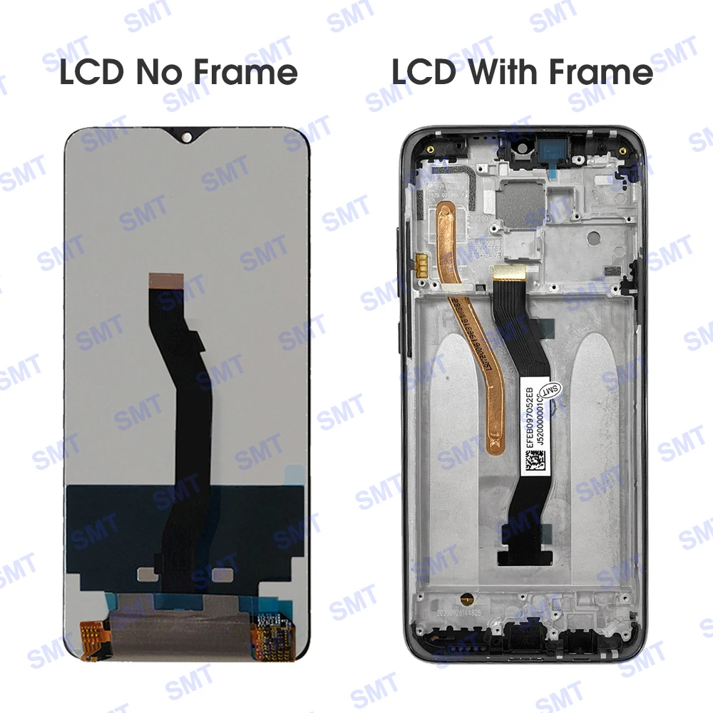 AAA Quality LCD For Xiaomi Redmi Note 8 Pro LCD Display Screen with Frame For Redmi Note8Pro M1906G7I Display Screen