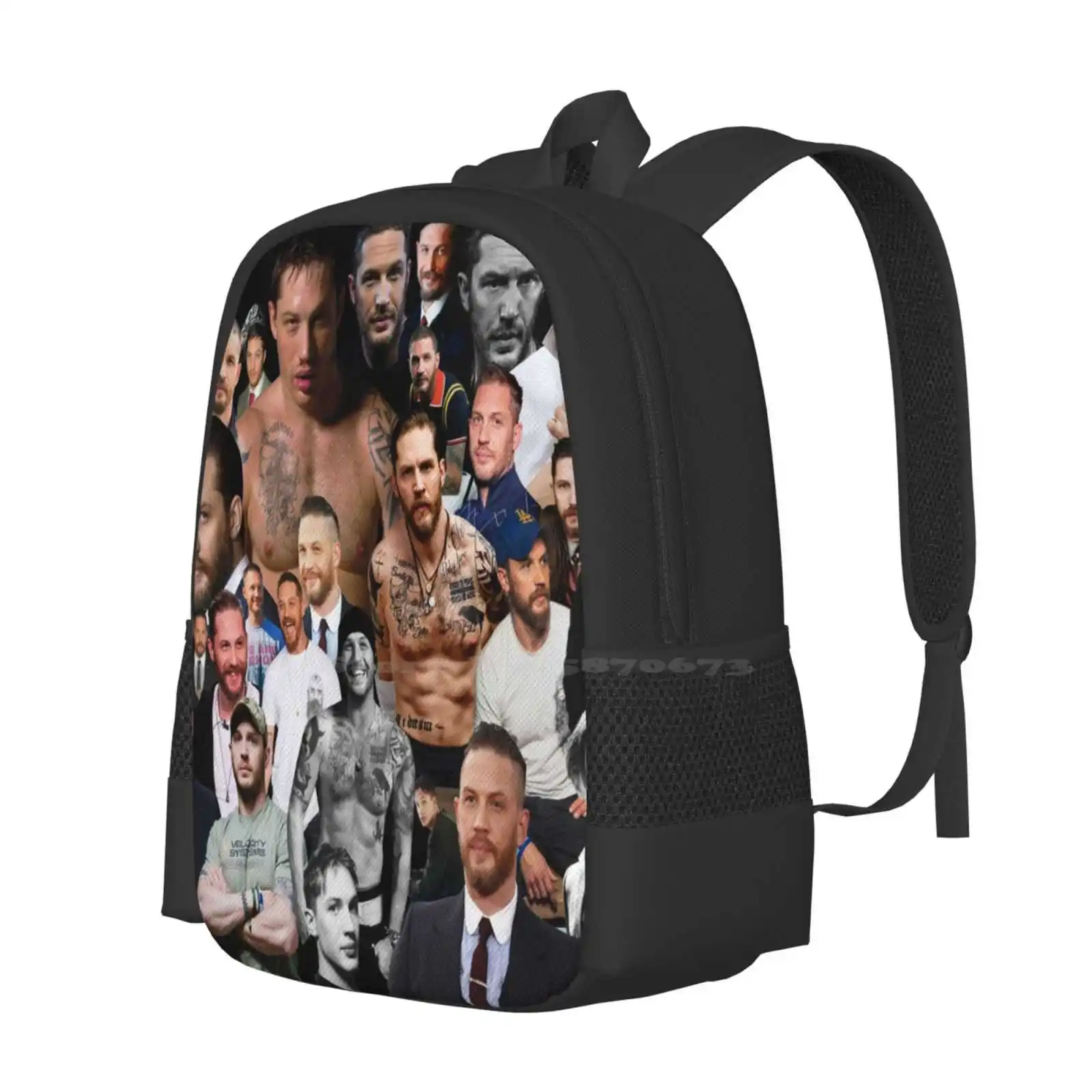 Tom Hardy School Bag Big Capacity Backpack Laptop Tom Hardy Eddie Brock Warrior