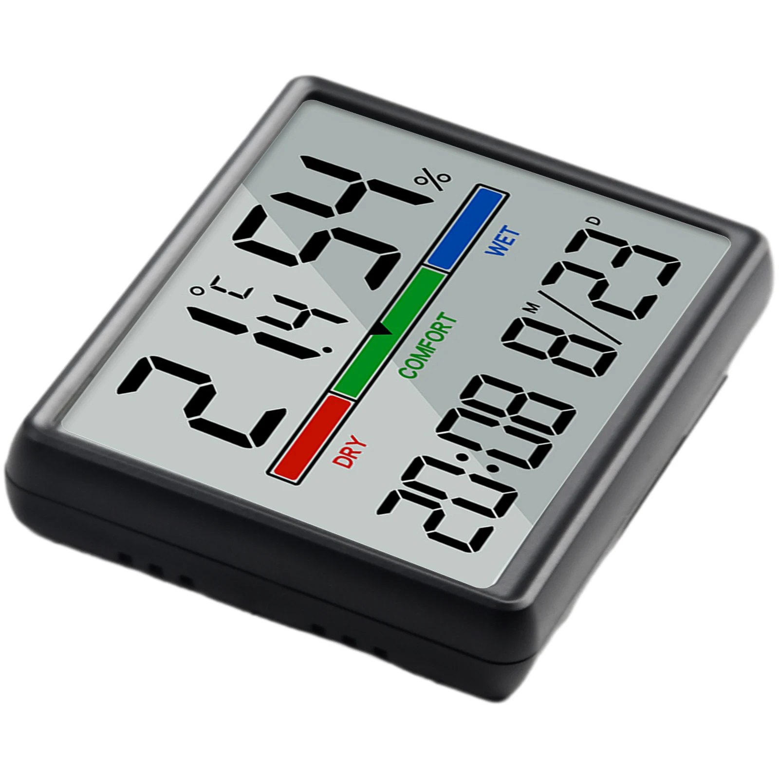 Battery Powered Clock Multifunction Clock For Home For Refrigerator 3 5x2 7x0 6 Inches Easy To Read Hanging Holes