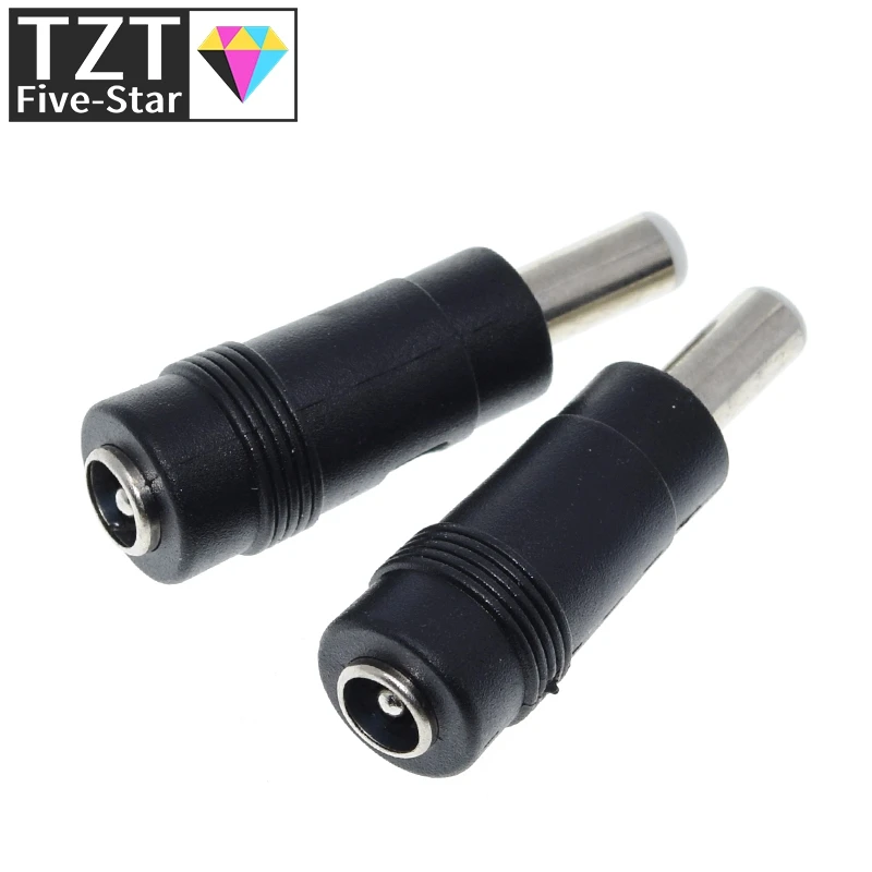 1/3/5Pcs 5.5 x 2.1mm Female To 5.5 x 2.5mm Male DC Power Connector Adapter laptop 5.5*2.1 Female to male 5.5*2.5
