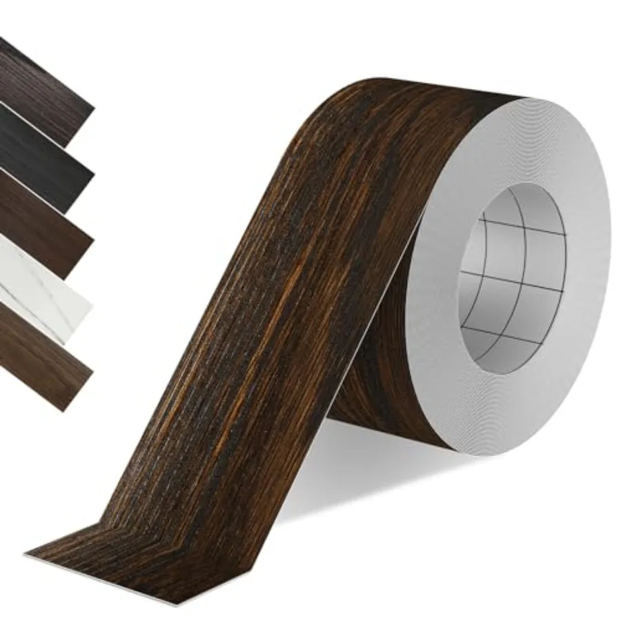 

Wood Grain Repair Tape 2.4 inch X 100Feet Self Adhesive Grain Repair Patch for Tables Chairs Baseboards Doors Windows Floors Ha