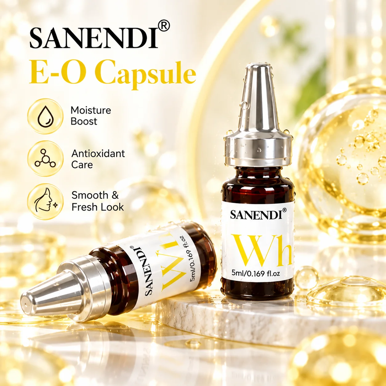 Sanendi Exose Capsule Vitamin - đánh giá và giá Vitamin C Serum