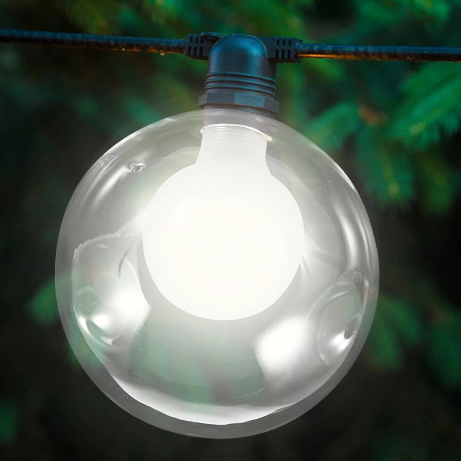 

Double Layer Glass Lampshade Triple Indented Round Globe Pendant Ceiling Light Cover G9 Bulb Replacement Transparent