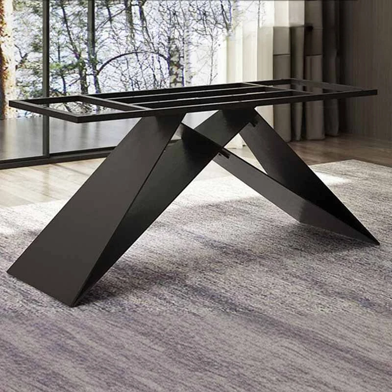 غرفة المعيشة الفاخرة طاولة طعام حفلة دراسة الطابق المطبخ مركز طاولة طعام مستطيلة كبيرة الشمال موبليس أثاث فريد من نوعه