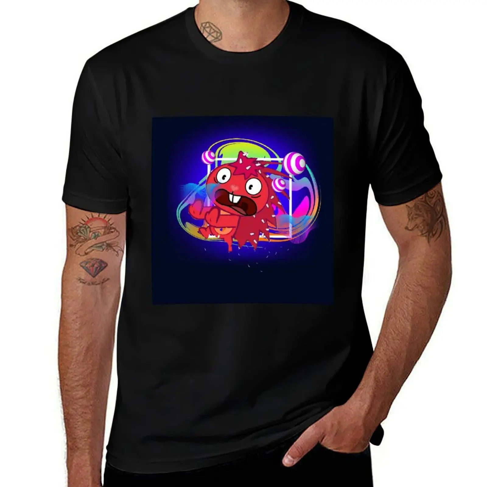 Flaky Happy Tree Friends - Colourful T-Shirt t shirts for man cotton soft t shirts for man slim fit t shirts with prints T-Shirt