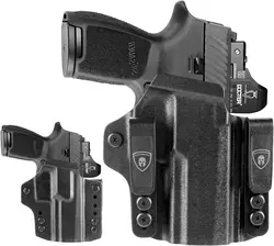 Only For Sig P320 Compact M18 & Full Size M17,IWB&OWB Convertible Holster Optic Cut,Mounting sight ,Lock Click Sound,Right hand