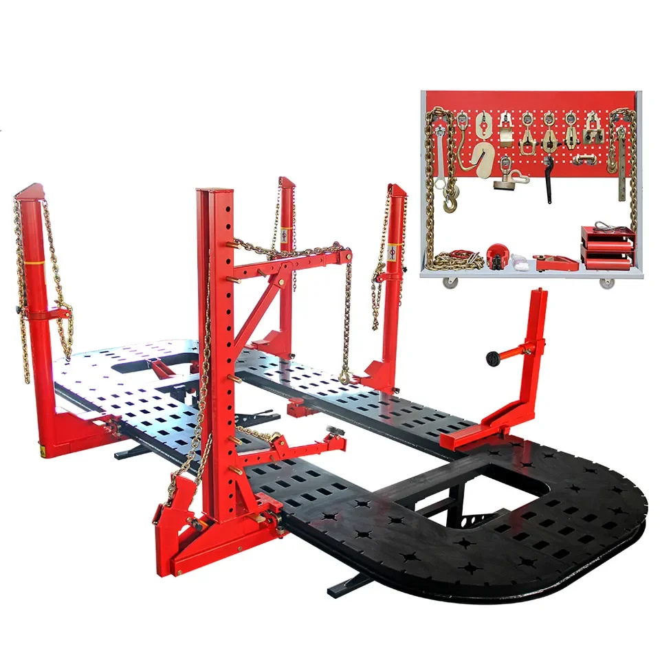 Vehicle body auto chassis straightening machine car bench car body repair collision pulling machine auto body car frame machine