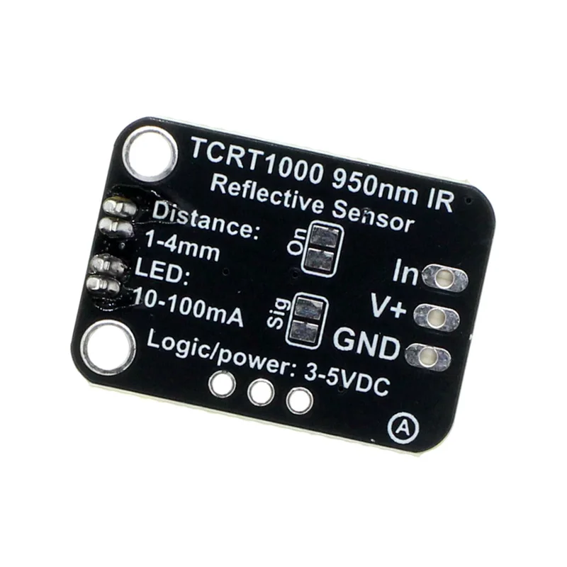 TCRT1000 High-Sensitivity Reflective IR Optosensor Module Reflective Infrared Optical Sensor Module for Proximity & Detection