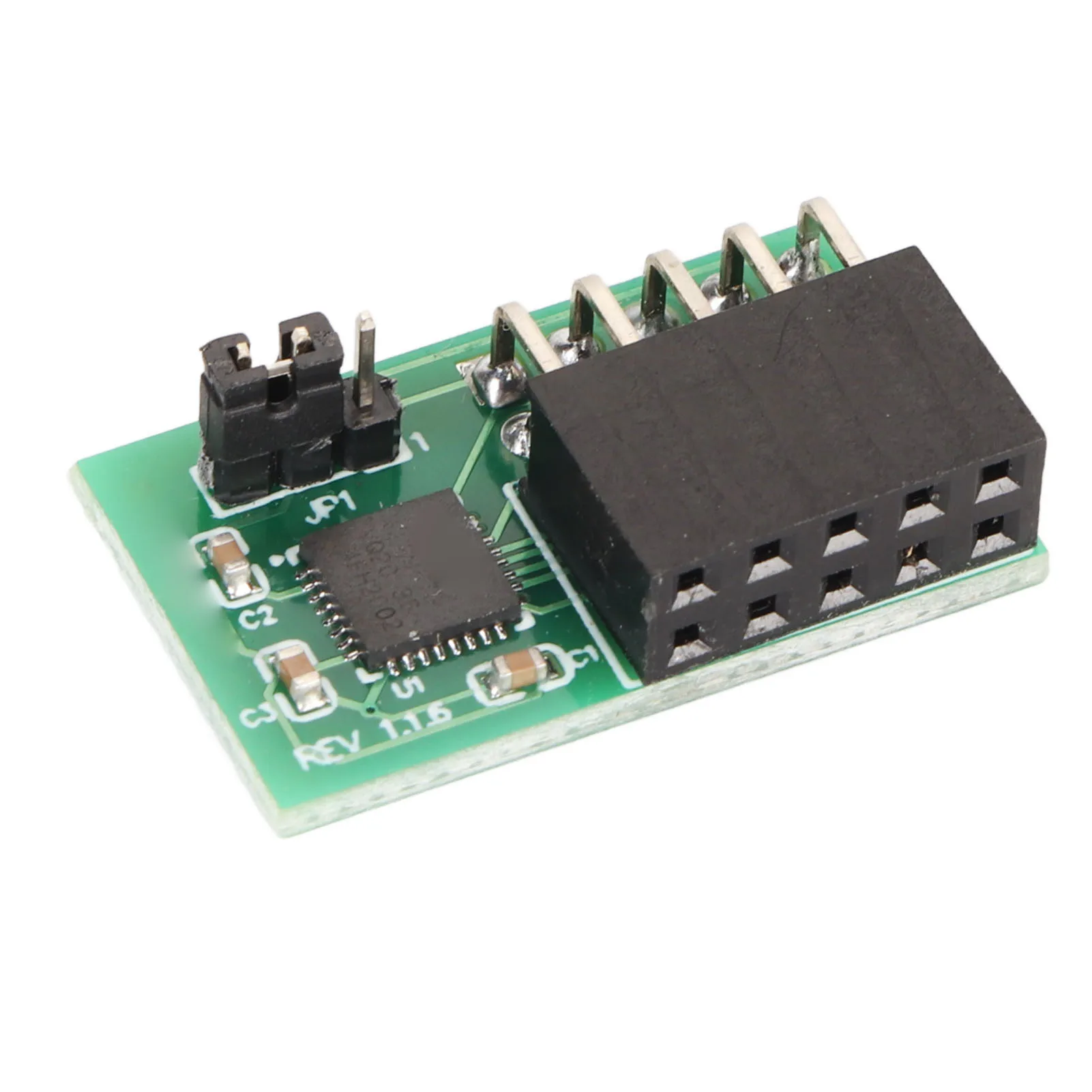 TPM 2.0 Security Module 9670 Chipset Light Weight SPI Sleep Mode 10Pin 3.3V TPM 2.0 Module Stable  for Trusted