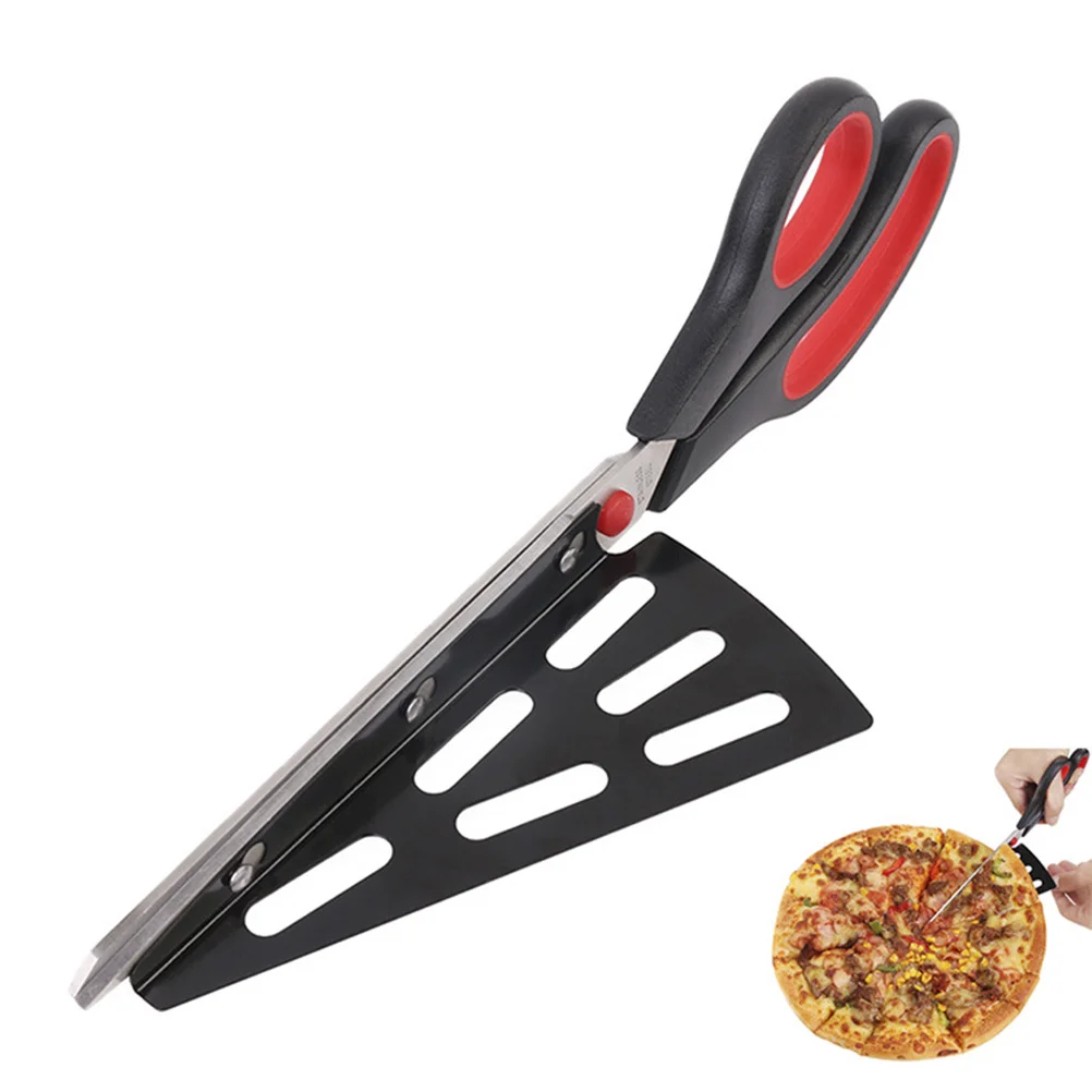 

Detachable Spatula Multi Functional Stainless Steel Pizza Sissors Cutter Kitchen Tool for Non Damaging Slicing and