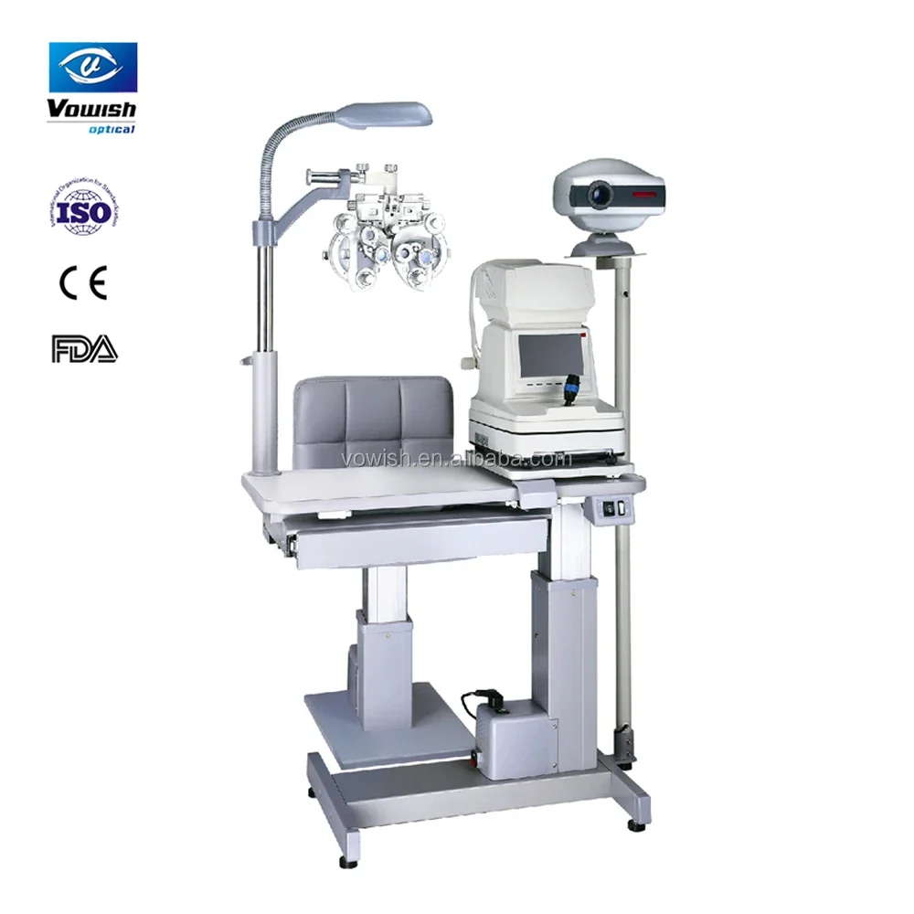

Hot Sell Combined Table OU-1800 Ophthalmic Chair Stand Unit Low Price Ophthalmic Unit