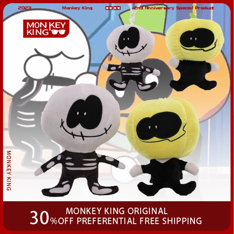 

22cm Friday Night Funekin Stuffed Toysa Bomber Pumpkin Man Cute Anime Game Plush Toys Desktop Decorations Christmas Gift Toys
