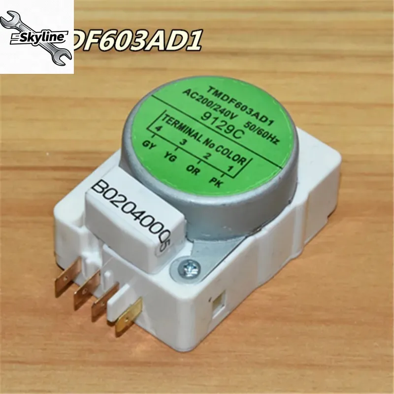 1Pcs Aerospace Defrost Timer, applicable to Rongsheng Mitsubishi Toshiba Hualing Sharp Panasonic Fridge Spare Parts