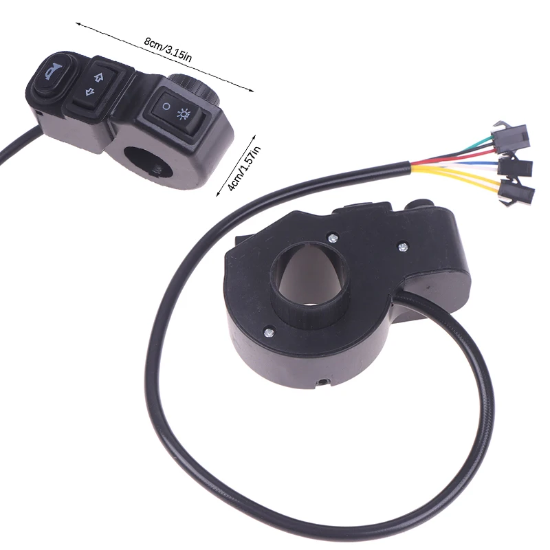 

DC12V 3 In1 Motorcycle Switch Quad Headlights Turn Signal Horn ON/OFF Button For Bike Scooter Electric Vehicle Moto Handlebar