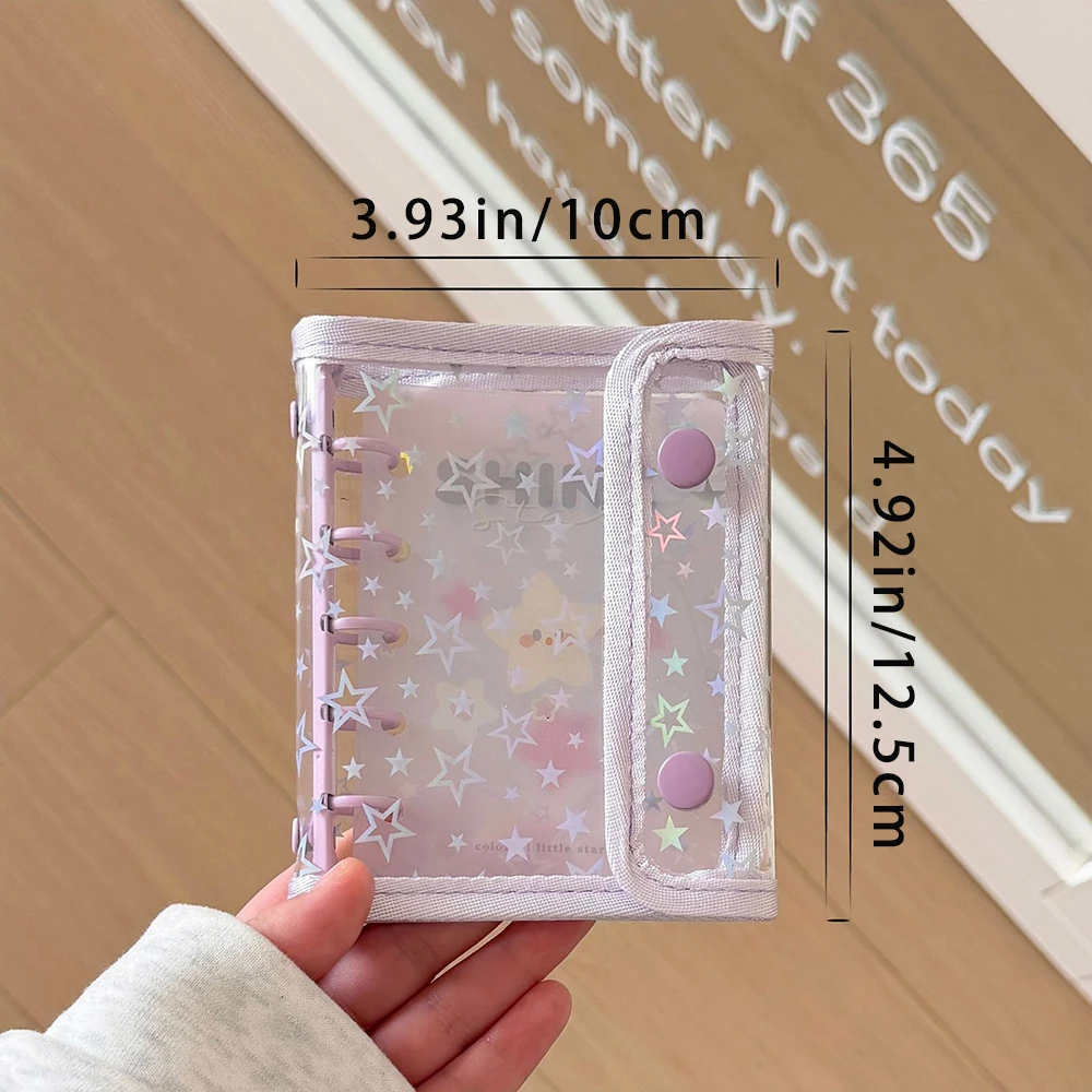 M5 star double button wrapped loose leaf notebook, fan album, loose leaf, idol storage album, sticker card book