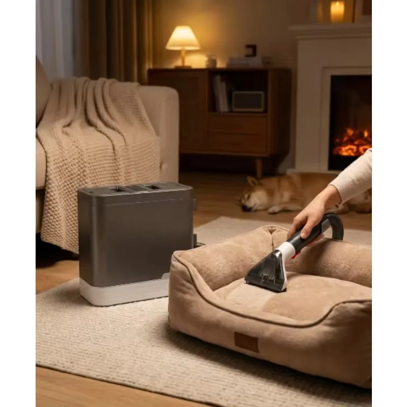 Multi-purpose Upholstery Stain Cleaner, 16KPa Suction Steam Washer for Household & Commercial
