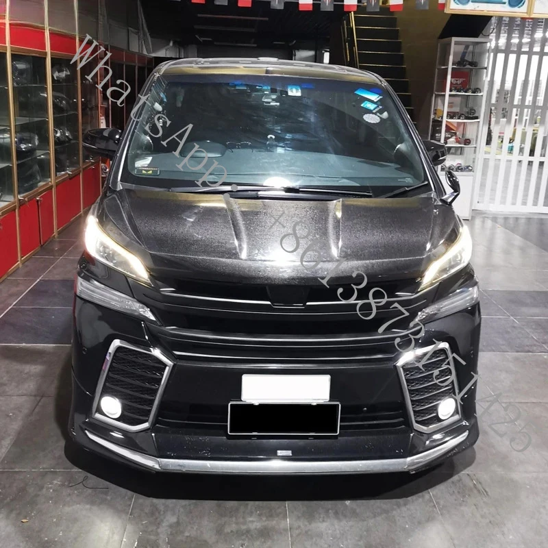 

Подходит для Toyota Vellfire AH30 KUL (2015-2023) — Передний капот из углеродного волокна