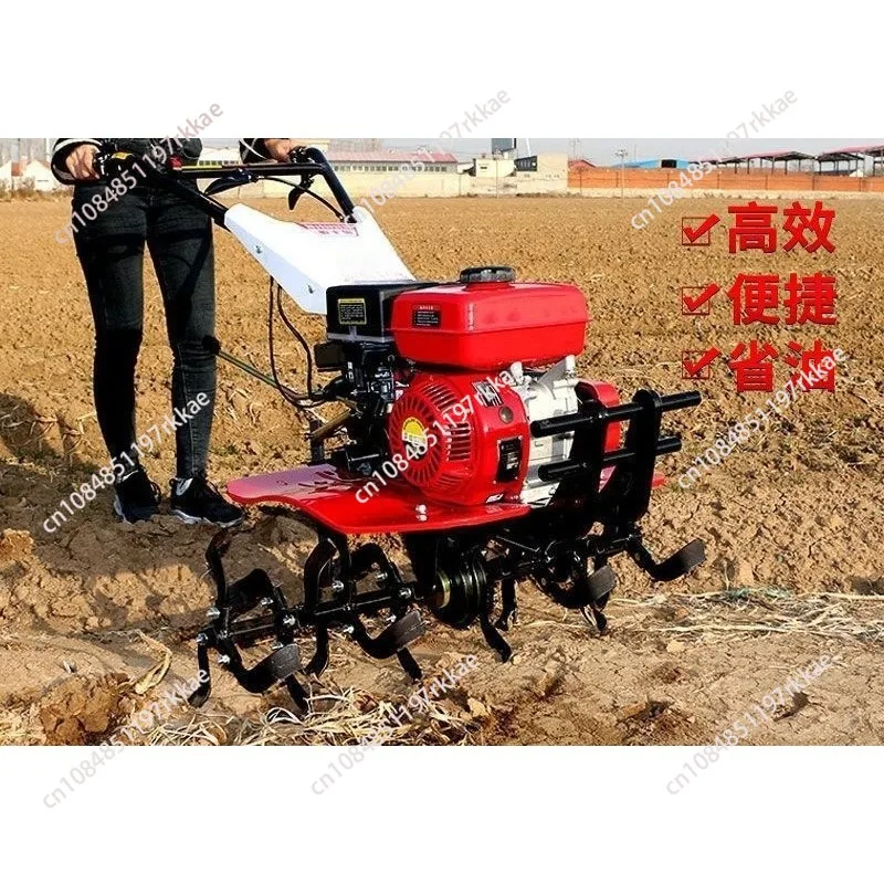 Diesel Air-Cooled Mini Cultivator Multifunctional Power Tiller for Weeding Rotary Tilling & Ditching