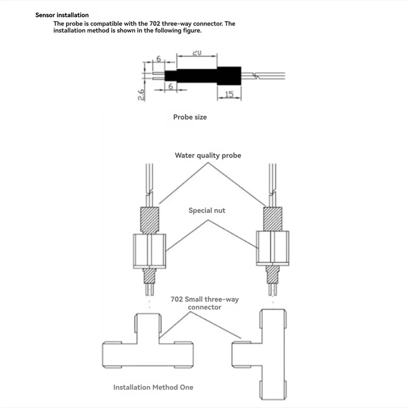 Sensor de detección de calidad del agua DS18B20, señal analógica de temperatura, detección de calidad del agua sólida Soluble para Arduino 51/STM32