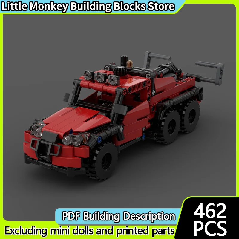 

Urban Rescue Vehicles Model MOC Building Bricks Small Tow Truck Modular Technology Children Holiday Gifts Assemble Toys Suit