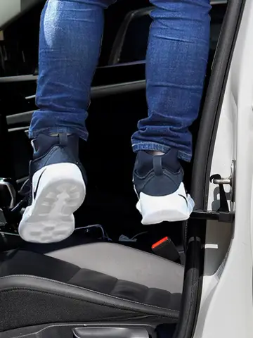 Universal foldable door auxiliary pedals, car roof rack pedals, door pedals, auto parts
