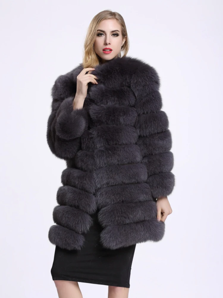 ZADORIN Winter Luxury Long Mink Coats Women Warm Faux Fur Coat Fluffy Fur Jacket Bontjas Coats Abrigo Piel Mujer