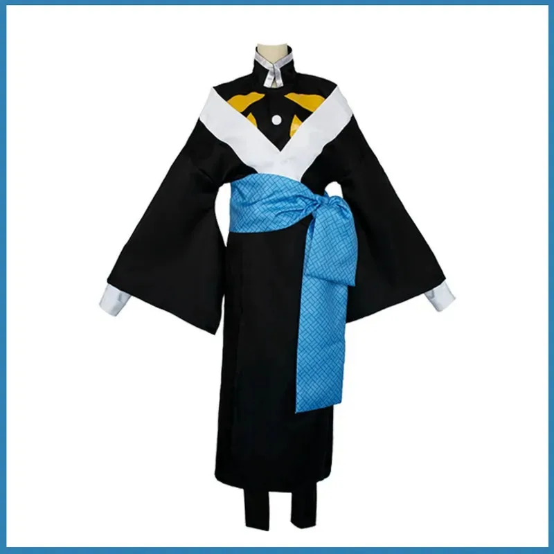 Disfraz de Cosplay de Anime Inatama Kaigaku, bata de baño estilo kimono japonés, capa, faja, peluca, traje de Halloween para hombre y mujer de adulto mm,4656