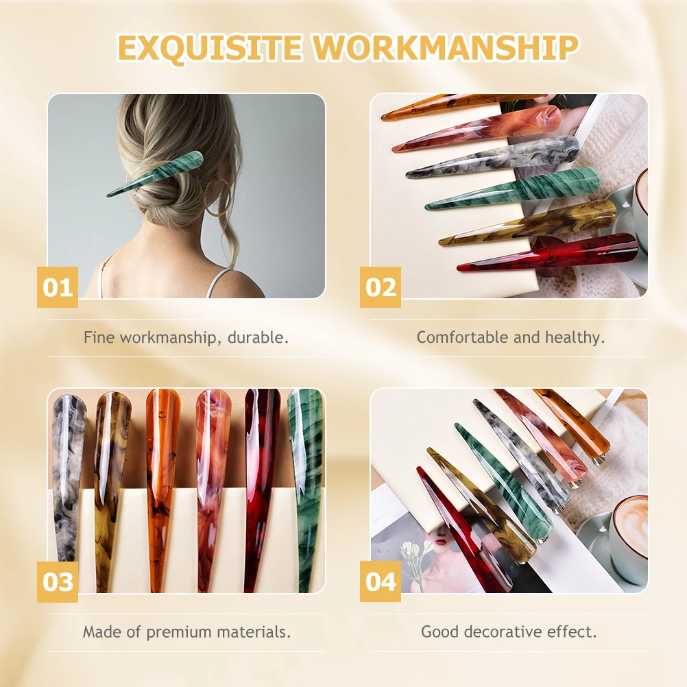 

6pcs Duckbill Premium Billed Hair Long Hair Clips For Styling Sectioning Durable Alligator Clips For Family Daily Use