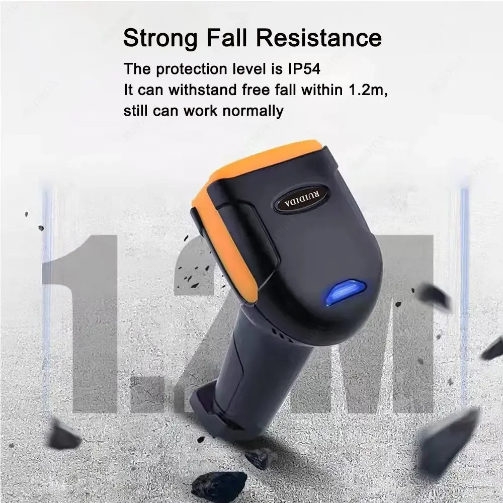 Wired 1D 2D Handheld Barcode Reader QR Code Scanner PDF417 for Supermarket Store