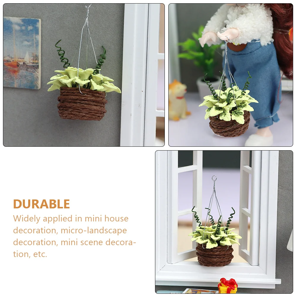 Mini modello bonsai in resina Mobili per case da gioco Piante decorative in vaso Pianta di simulazione per la camera dei bambini Ornamento da tavolo Piccolo