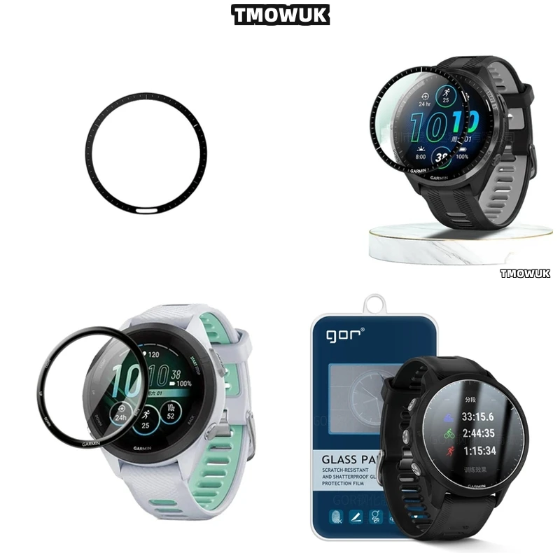 

For Garmin Forerunner 57 945 955 965 970 42mm 47mm Watch Screen Guard, Bubble-Free Installation