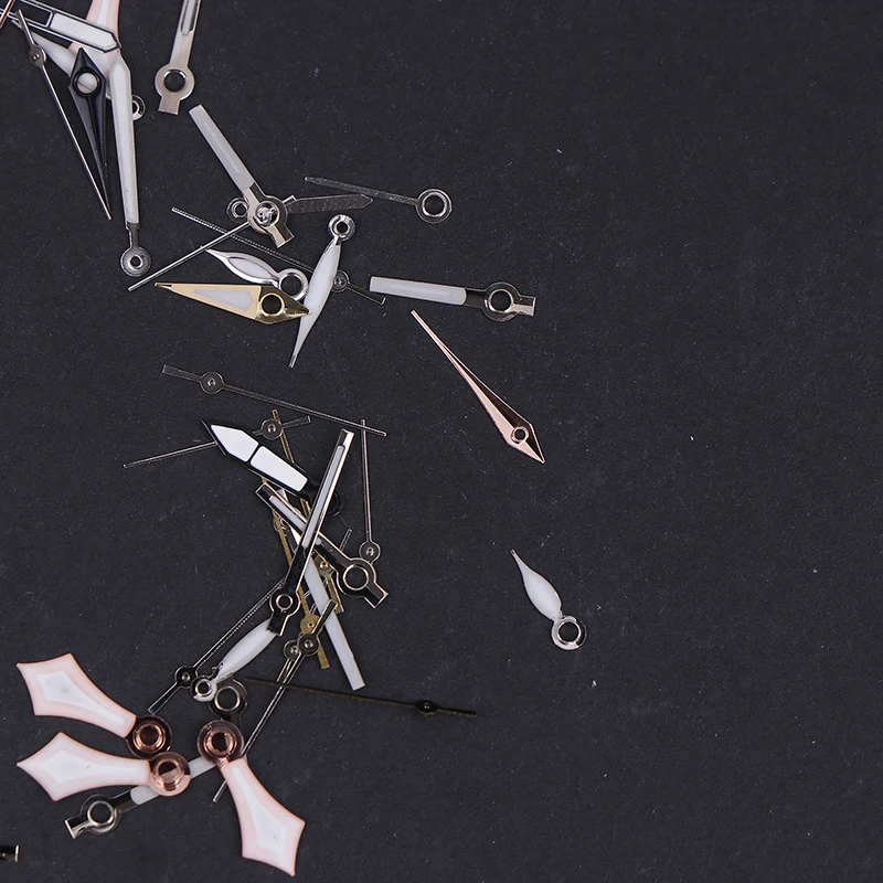 100Pcs 0.5-2cm Mixed Sizes ＆ Styles Watch Hands Pointer DIY Mechanical Watch Gear Parts Watch Accessories