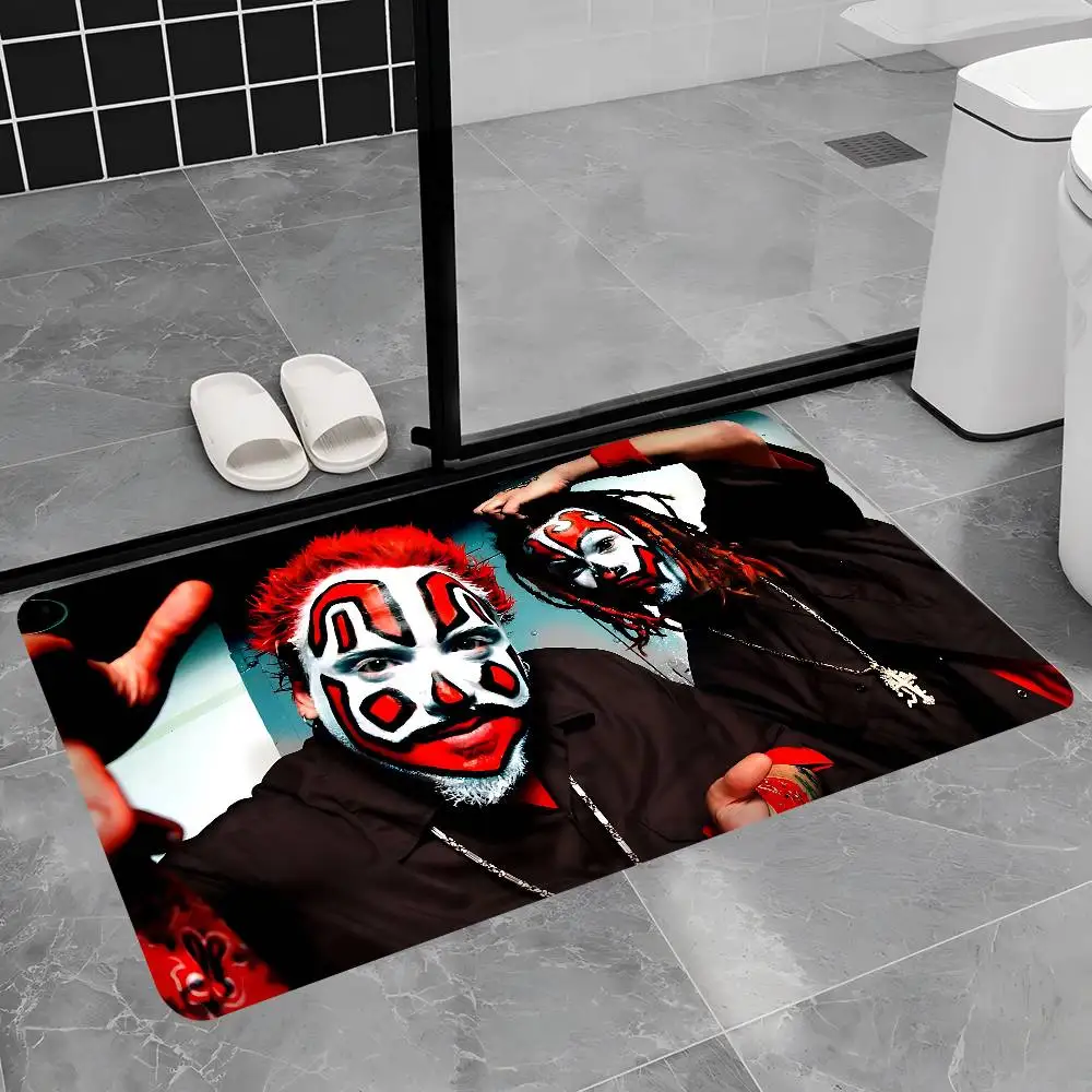 Hip-Hop I-Insane C-Clown P-Posse Floor Mat Retro Multiple Choice Living Room Kitchen Rug Non-Slip Modern Home Decor