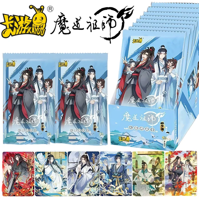 

KAYOU Authentic Patriarch of Magic Dao Drunken Dream Chapter Series Card Anime Character Wei Wuxian Lan Wangji Collection Card