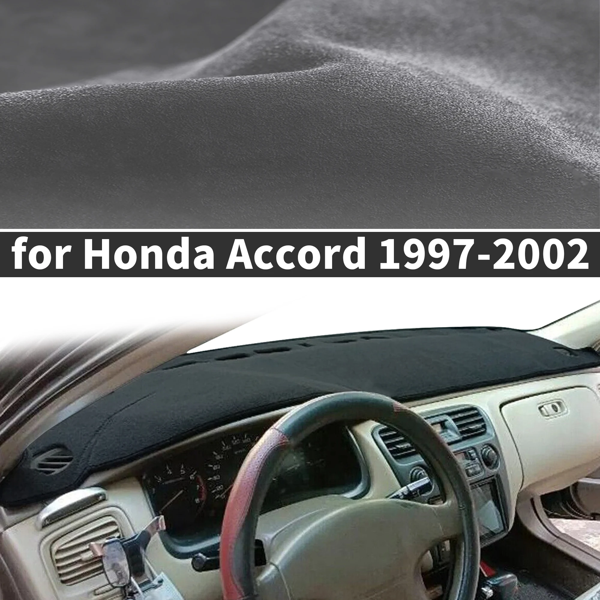 ホンダ-アコード-6-1997-2002年式用-​-​-カスタムフィットのダッシュボードカバー、日よけ、ダッシュマット、反射防止カーペット、ダッシュパッド、ダッシュマット