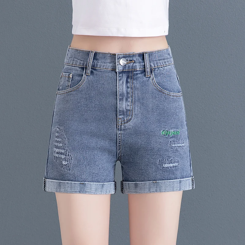 

Джинсы женские летние с высокой талией, прямые, свободного кроя, тонкие, широкие штанины, повседневные, модные, больших размеров, с манжетами